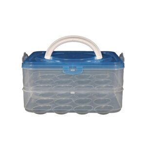 Double Layer Premium 48 Grid Egg Storage Box for Egg Storage Container