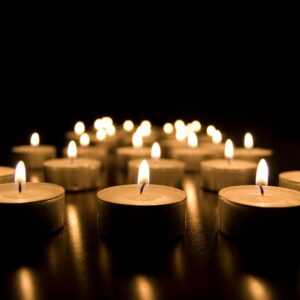 10 decorative color candles