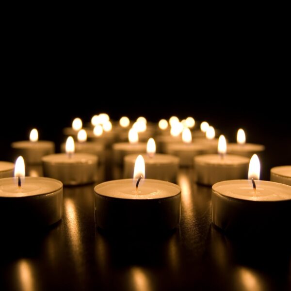 10 decorative color candles