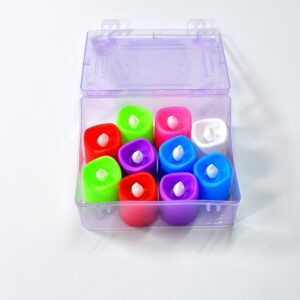 Set of 10 LED tealight candles