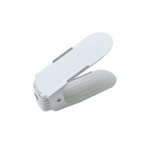 Adjustable folding shoe slots organizer