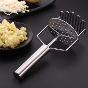 Stainless steel hand masher for dal