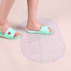 Anti-slip rubber bath mat for bathtubs and showers