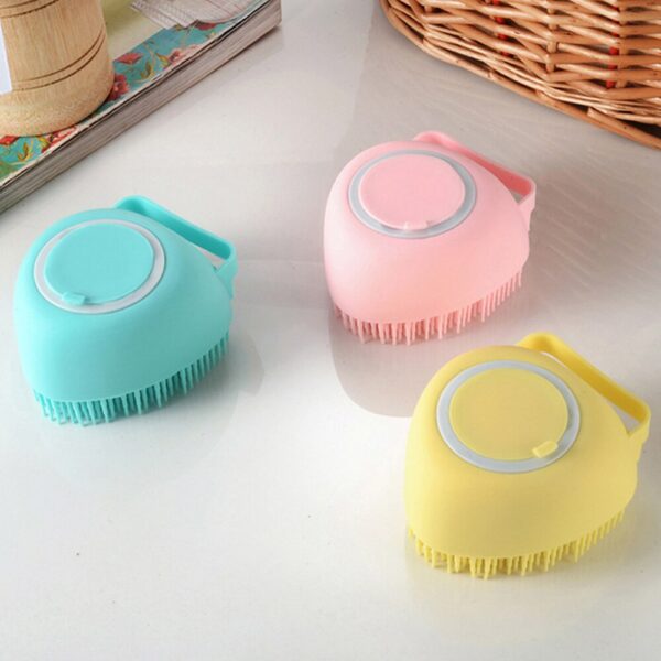 Silicon bath brush for hair